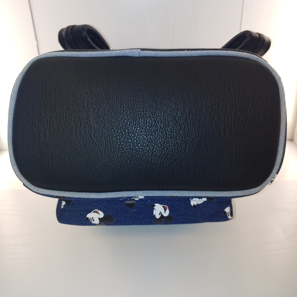 Loungefly Mickey Mouse Denim Backpack - Picture 5 of 7